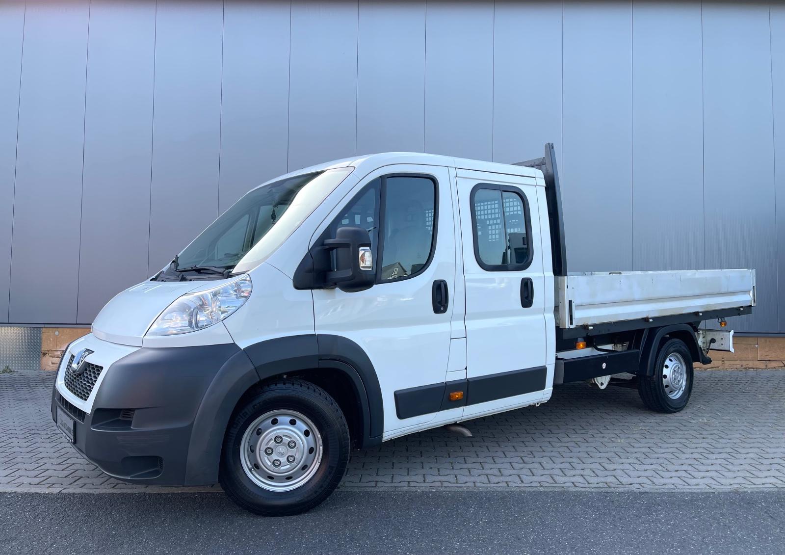 Peugeot Boxer Pritsche Lang°7 Sitzer°Klima°AHK°Eu5°2Hd°