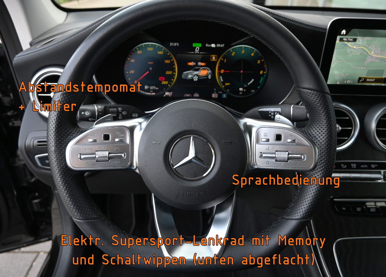 Fahrzeugabbildung Mercedes-Benz GLC 300 de 4MAT. AMG LINE °ACC°HEAD-UP°MEMORY°