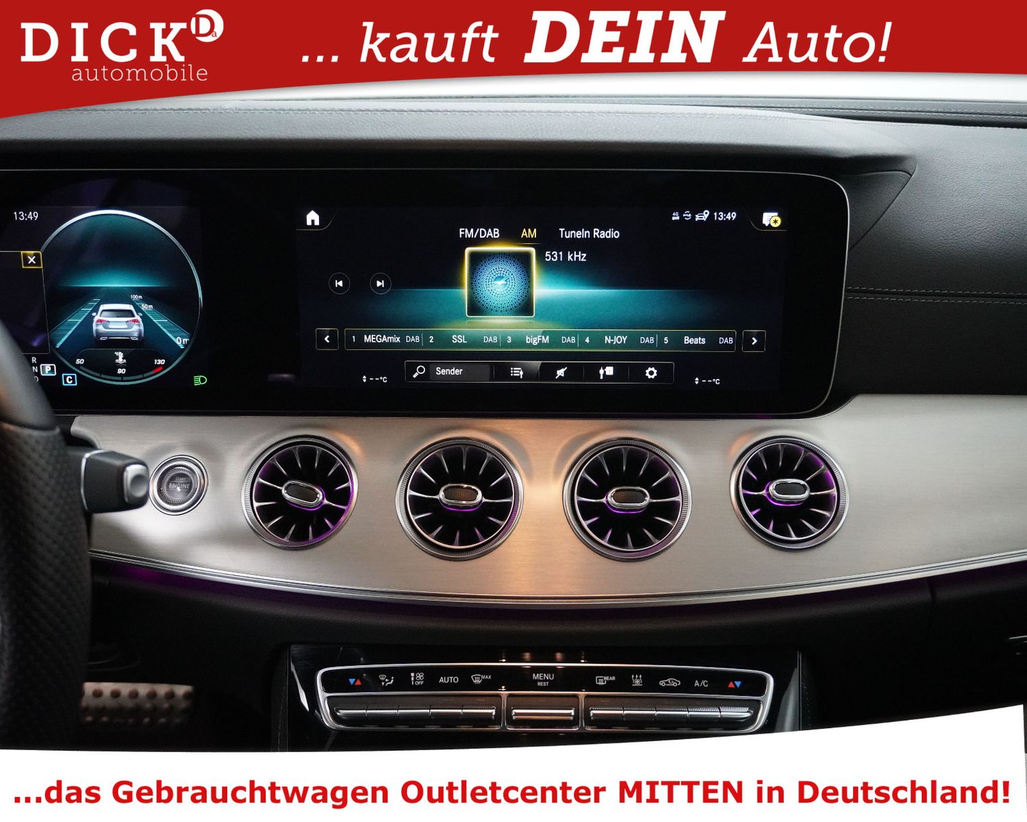 Fahrzeugabbildung Mercedes-Benz E220d Cabrio 2X AMG NIGHT+WIDESC+STNDHZ+BURM+20"