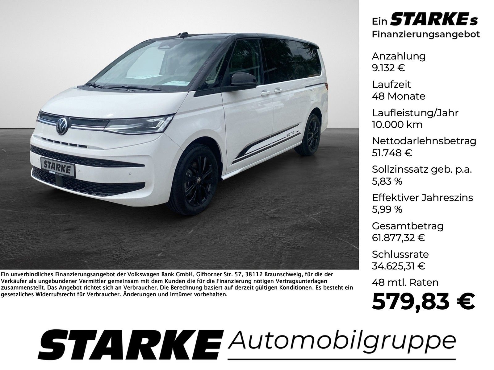 Volkswagen T7 Multivan 1.5 eHybrid 4Motion DSG Edition lang