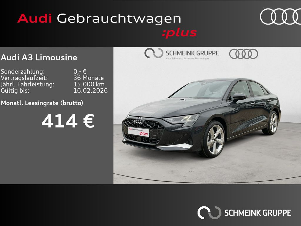 A3 Limousine advanced 35 TFSI ACC AHK Memory
