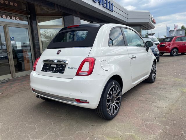 Fiat 500C Dolcevita Navi 16" LM-Felgen Verdeck schwar