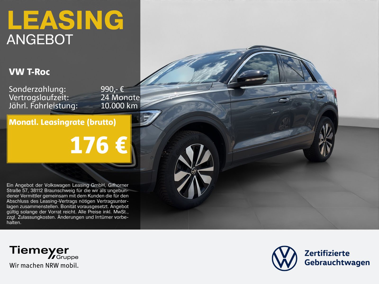 Volkswagen T-Roc 2.0 TDI DSG GOAL NAVI AHK KAMERA SITZHZG