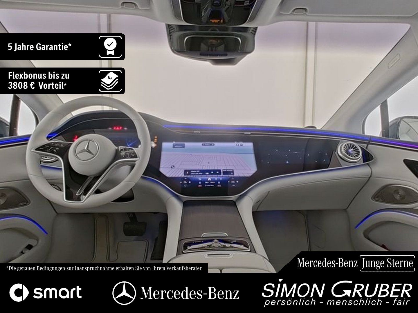 Fahrzeugabbildung Mercedes-Benz EQS 580 4M Exklusiv 4*Massage Sitzklima Mod 2026