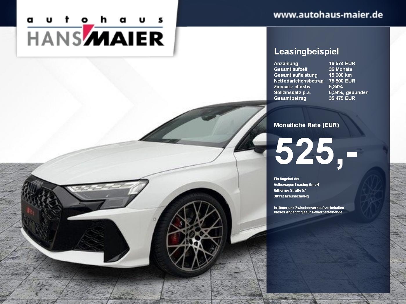 Audi RS3 Sportback TFSI quattro S tronic Pano Navi