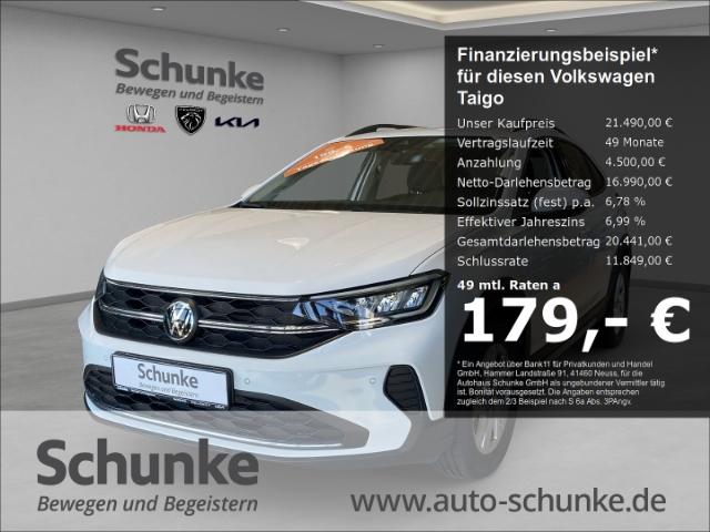 Volkswagen Taigo Life 1.0 TSI EU6d Digitales Cockpit LED Mu