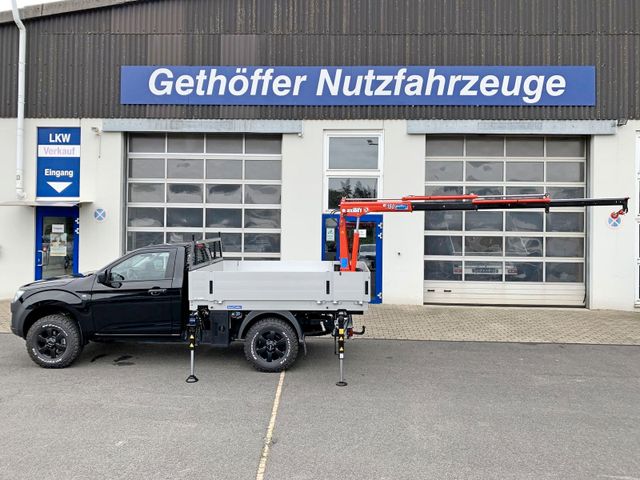 Isuzu D-Max Single Cab 4x4 L + Kran +Pritsche