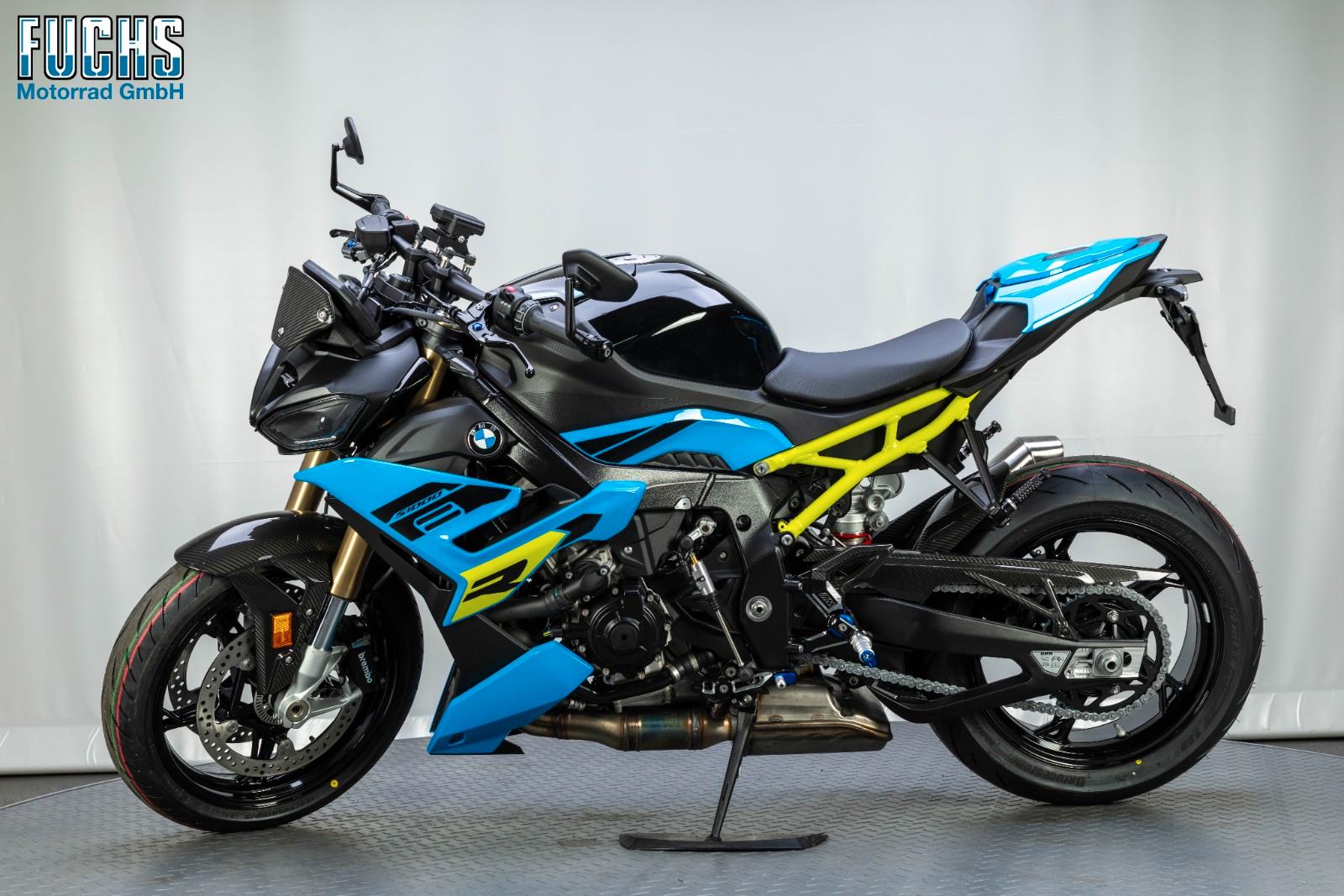 BMW S1000R bluefire mit DWA +Carbon+Frästeile