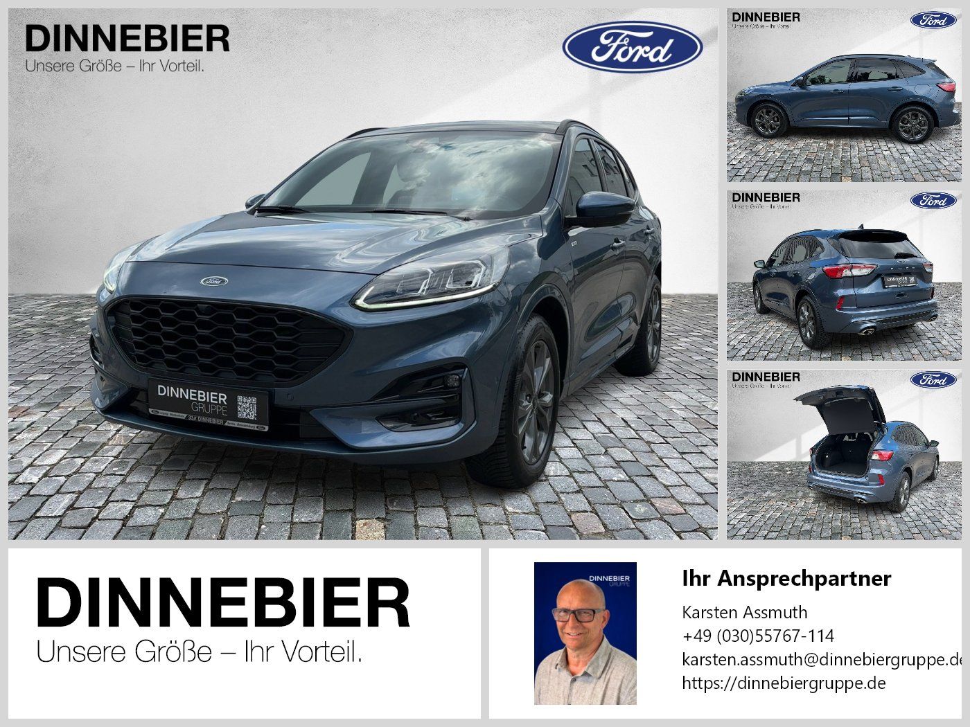 Ford KUGA ST-Line X LED+AHK+Glasdach+Kamera+SHZ