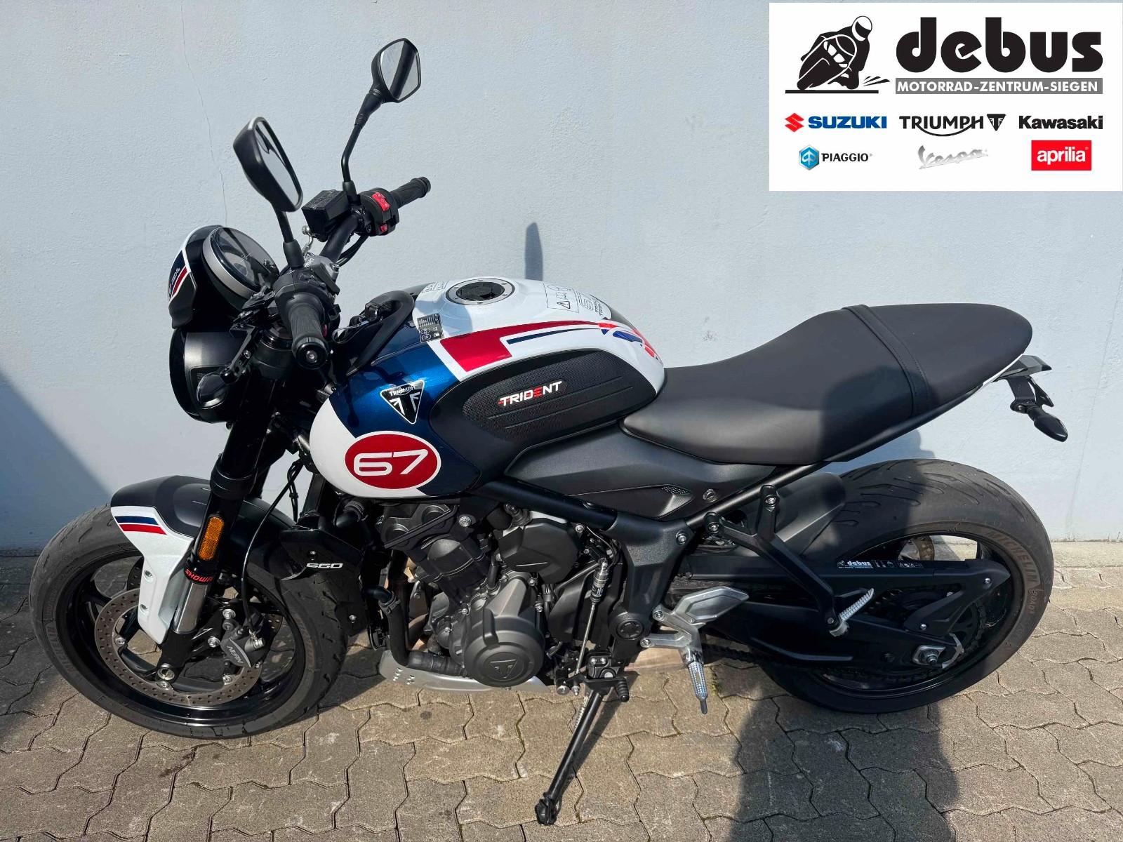 Triumph Trident 660 Triple Tribute | Garantie bis 11/28