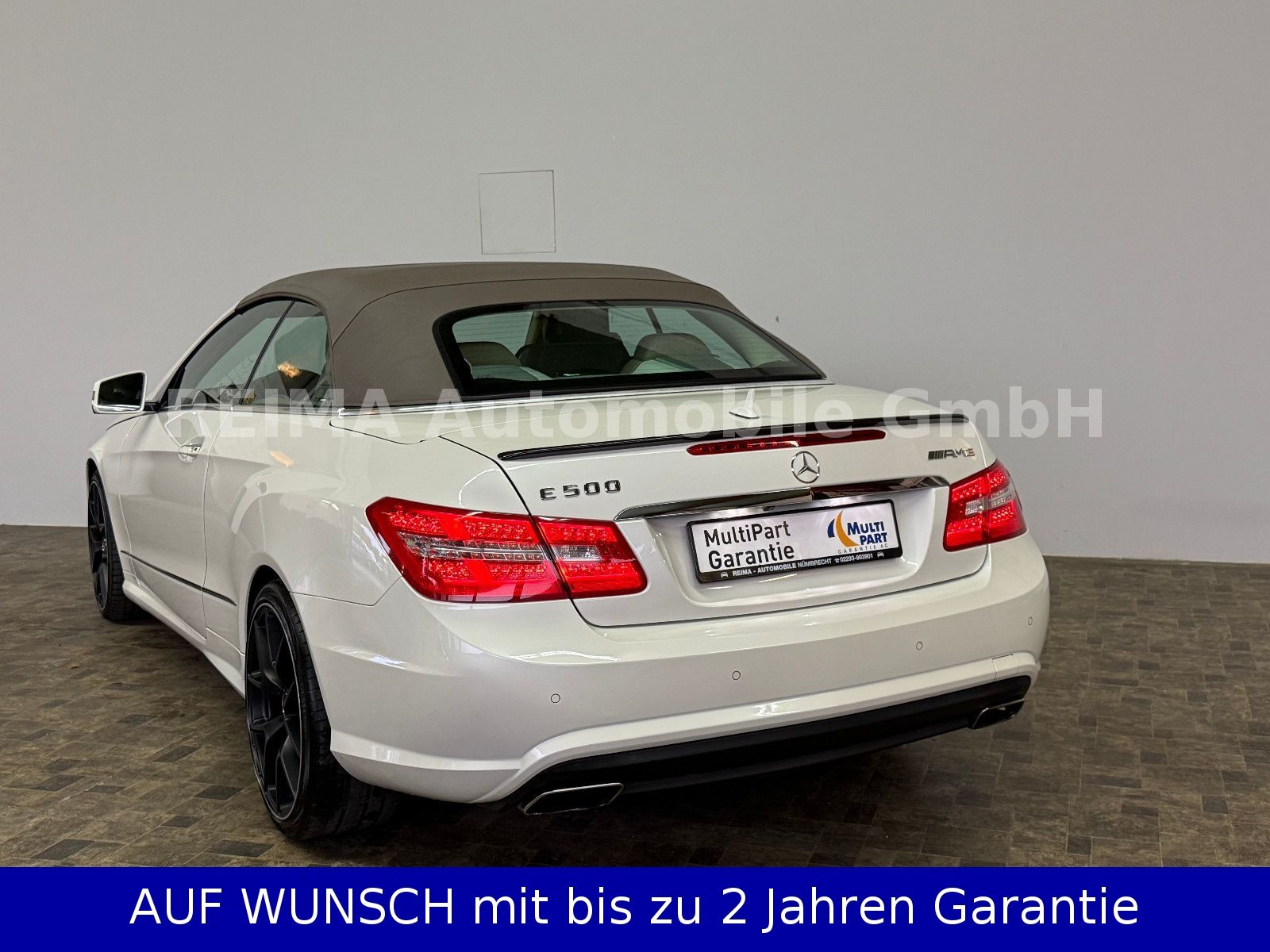 Fahrzeugabbildung Mercedes-Benz E 500 CGI Cabrio BlueEfficiency, AMG Line