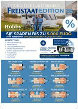 Hobby Freistaat Edition 460 UFE Ersparnis 3.783,00 Eur - Hobby Wohnwagen