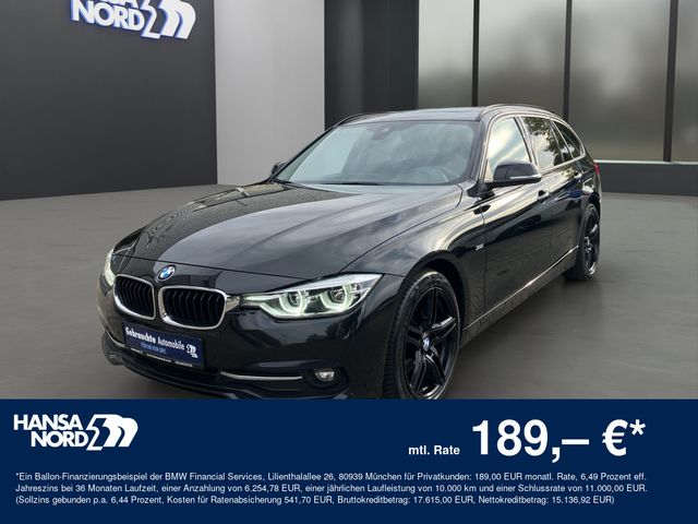 BMW 320d T. SPORTLINE LED NAVI PANO AHK PDC SHZ 17"