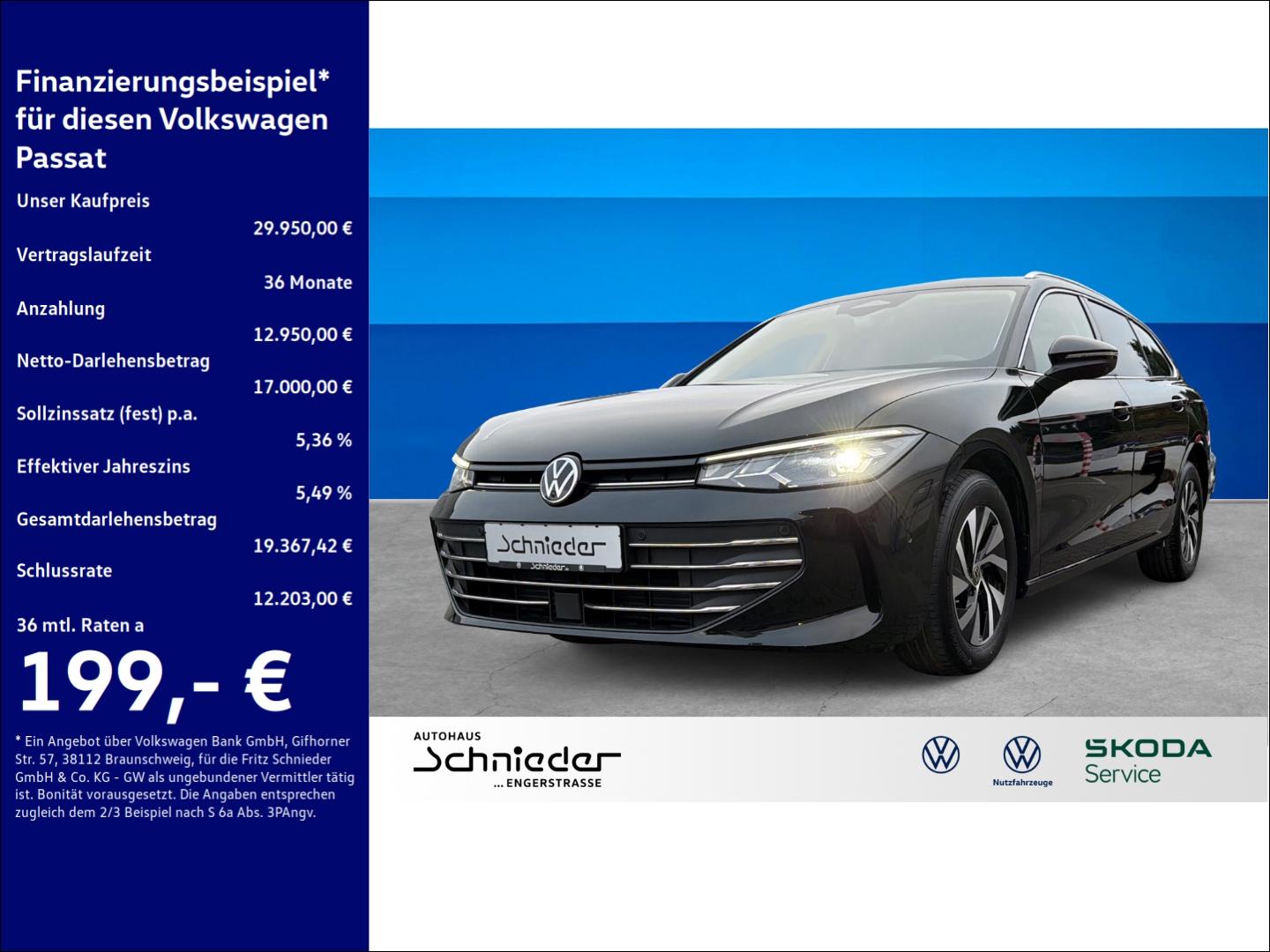 Volkswagen Passat 2.0 TDI Business Area View HuD Clima