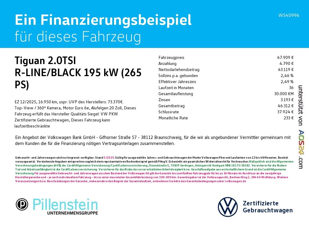 Volkswagen Tiguan 2.0TSI R-LINE BLACK AHK PANO 20 H&K 360° foto 2