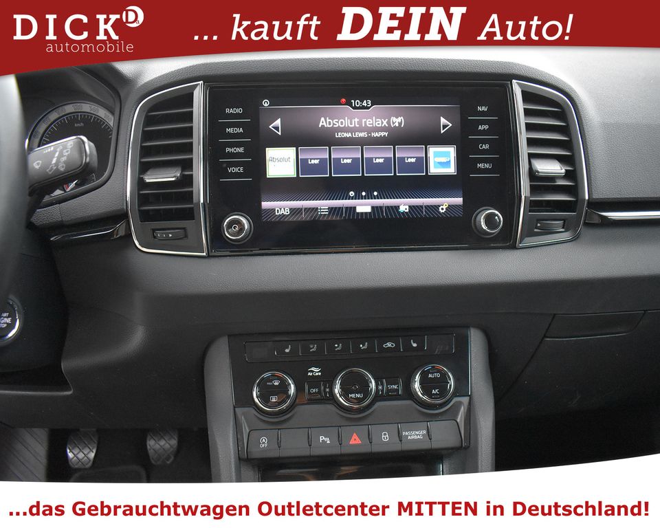 Skoda Karoq 1.5 TSI Style >NAVI+SHZ+PDC+TEMP+DAB+18"
