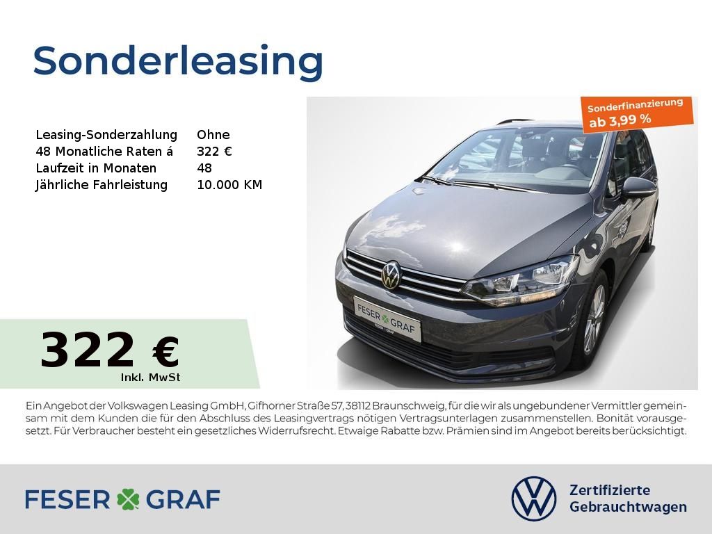 Volkswagen Touran Comfortline 1.5 TSI Navi SiHz DigiCockpit