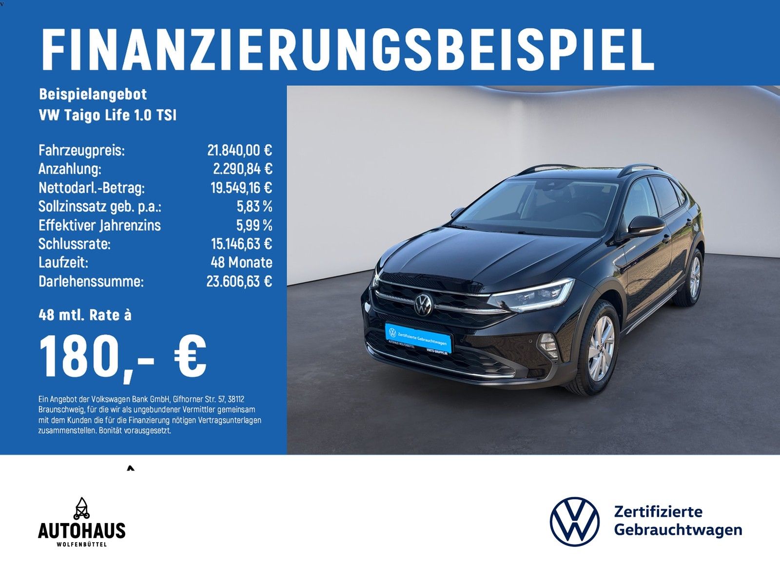 Volkswagen Taigo Life 1.0 TSI