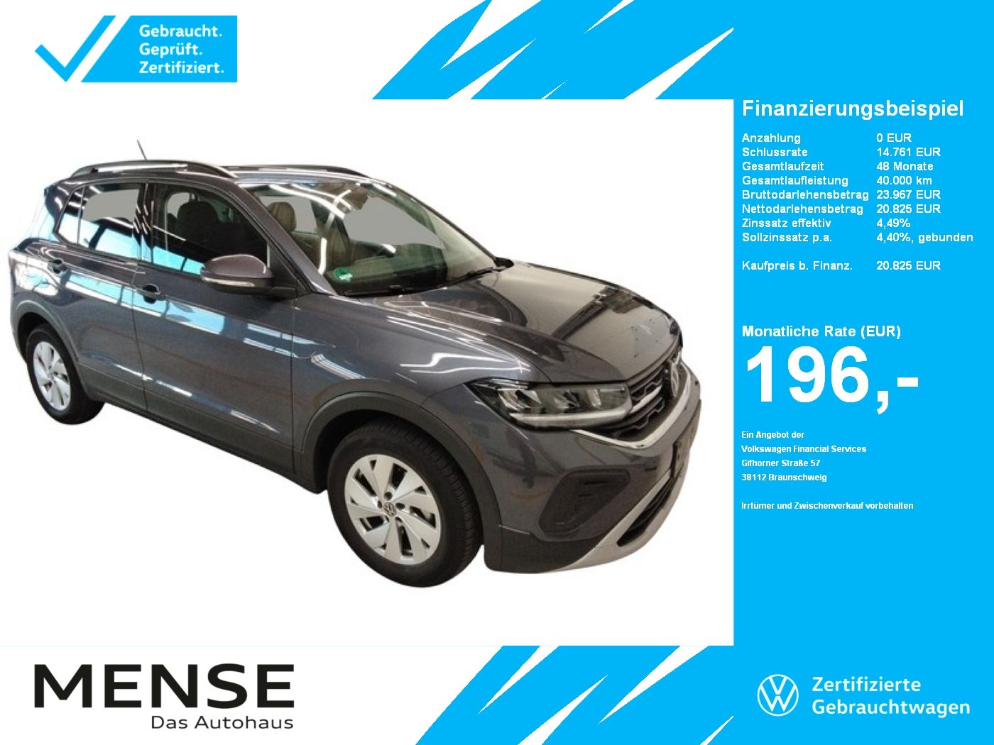 Volkswagen T-Cross 1.0 TSI Life CarPlay|AHK|ACC|LED|KlimaA