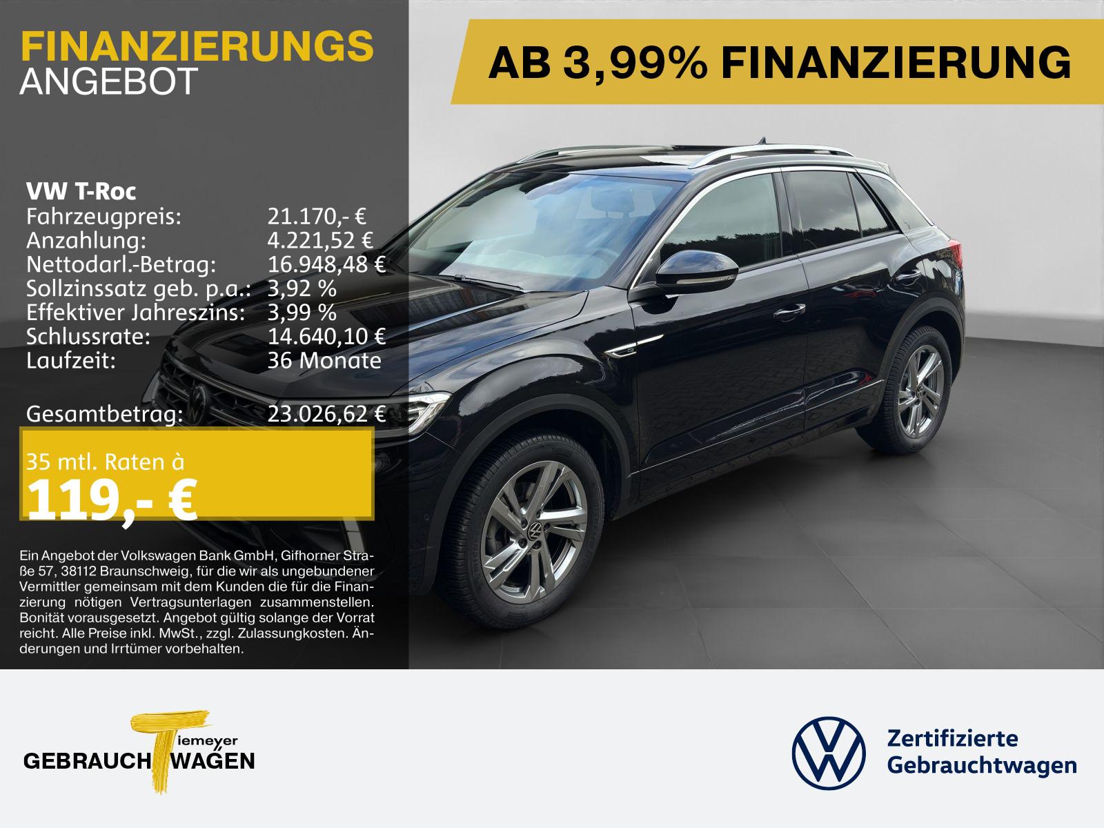 Volkswagen T-Roc 1.0 TSI R-LINE GARANTIE-02.28 KAMERA NAVI