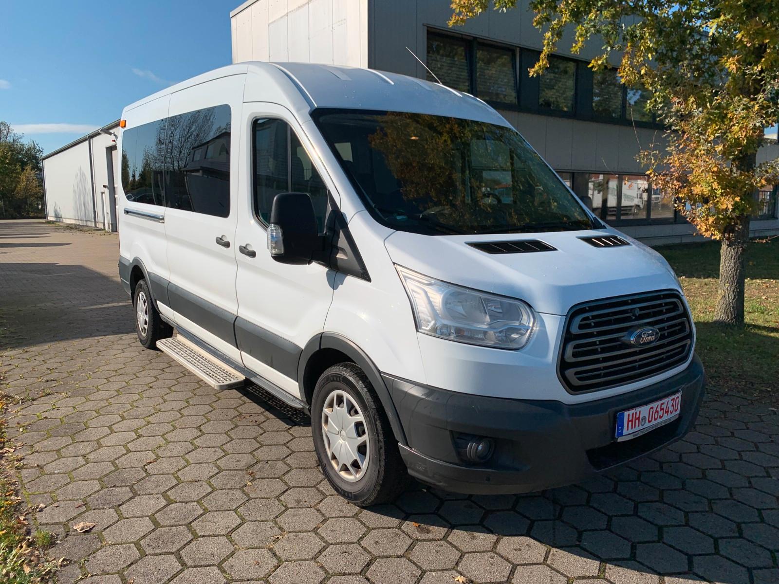 Ford Transit-Hoch-Lang-9 Sitze-Klima-Rollstuhlrampe