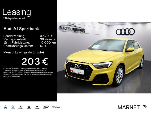 Audi A1 Sportback 25 TFSI S line*Klima*LED*Alu*Einpar