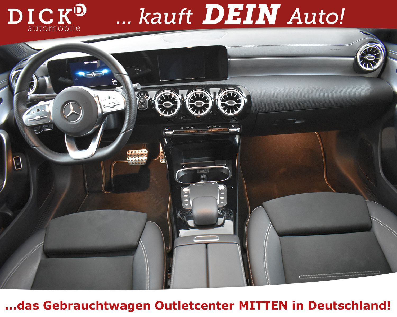 Fahrzeugabbildung Mercedes-Benz A 200d LIMO 8G-DCT AMG Line Edit. 2020 NIGHT+LED