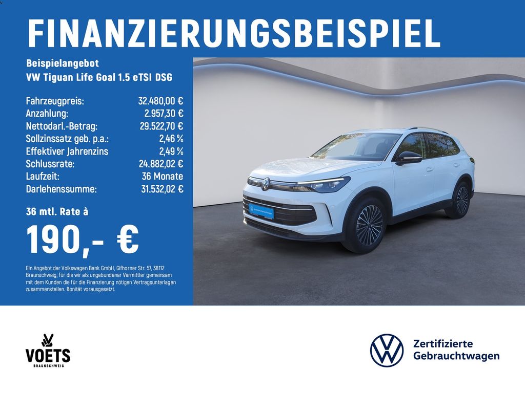 Tiguan Life Goal 1.5 eTSI DSG AreaView+AHK+ACC