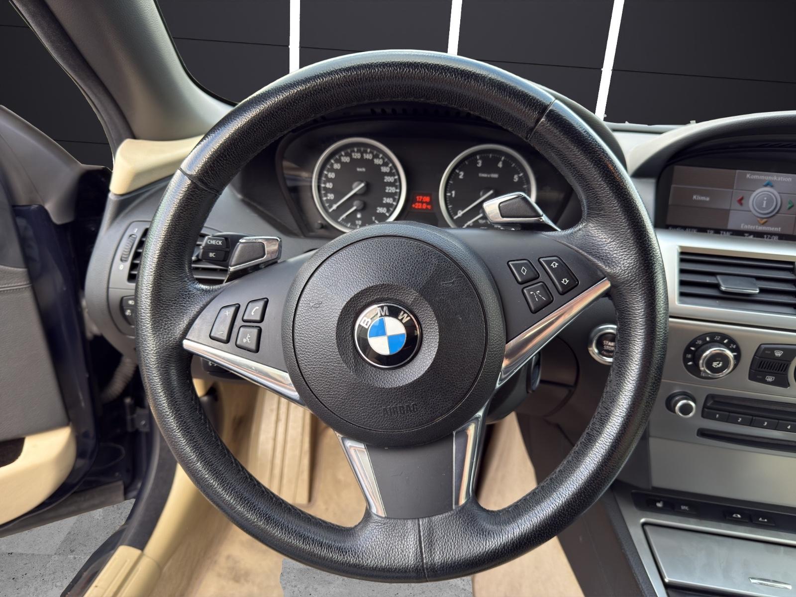 BMW Série 6 650i Cabriolet | 367 ch | BVA | Cuir beige | GPS | Affichage tête haute | Vision de nuit | Accès sans clé