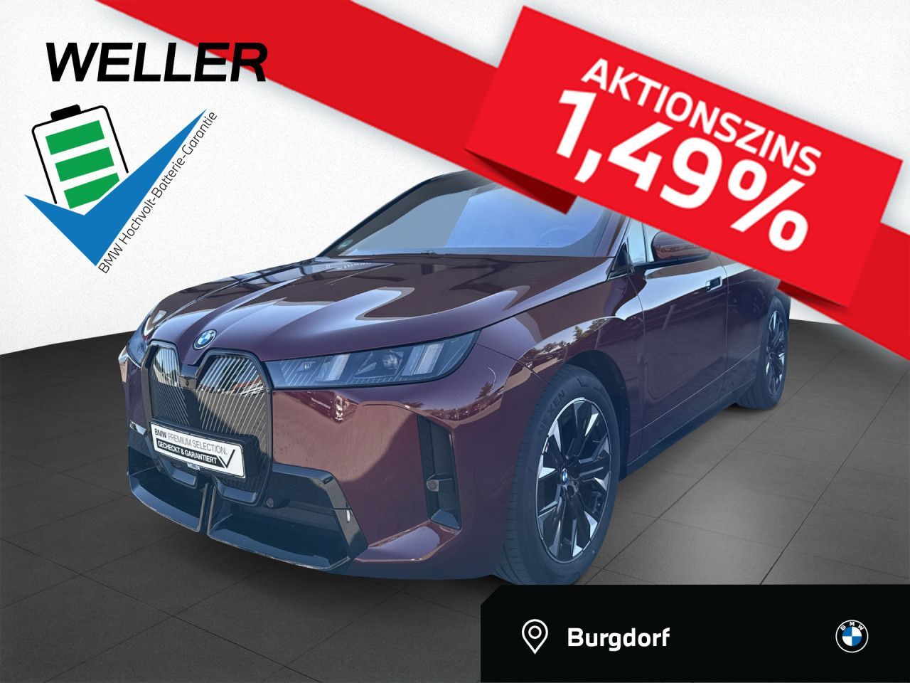 BMW iX 45 M SPORT DAPr SKYLo AHK MultiSi Leas599,-oA