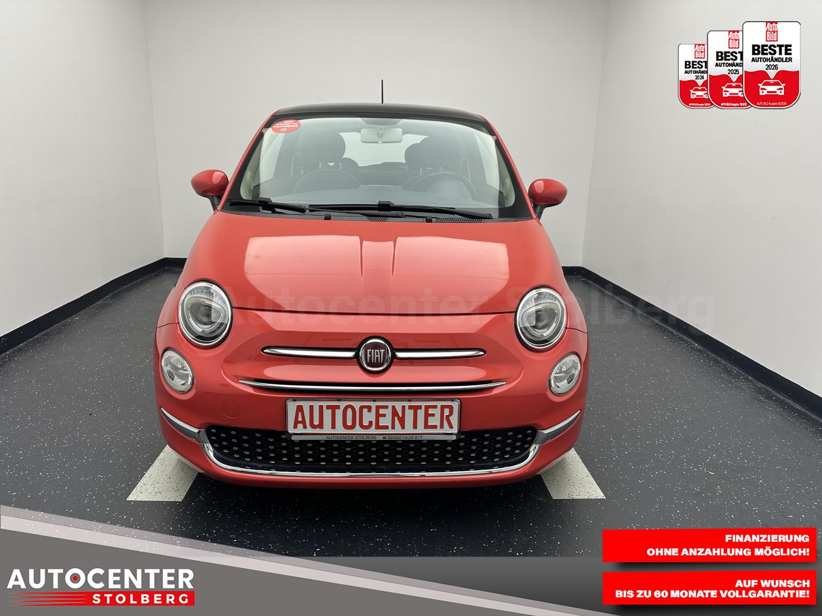 Fiat 500 Lounge "PANO-MULTI-KLIMA-ALU"