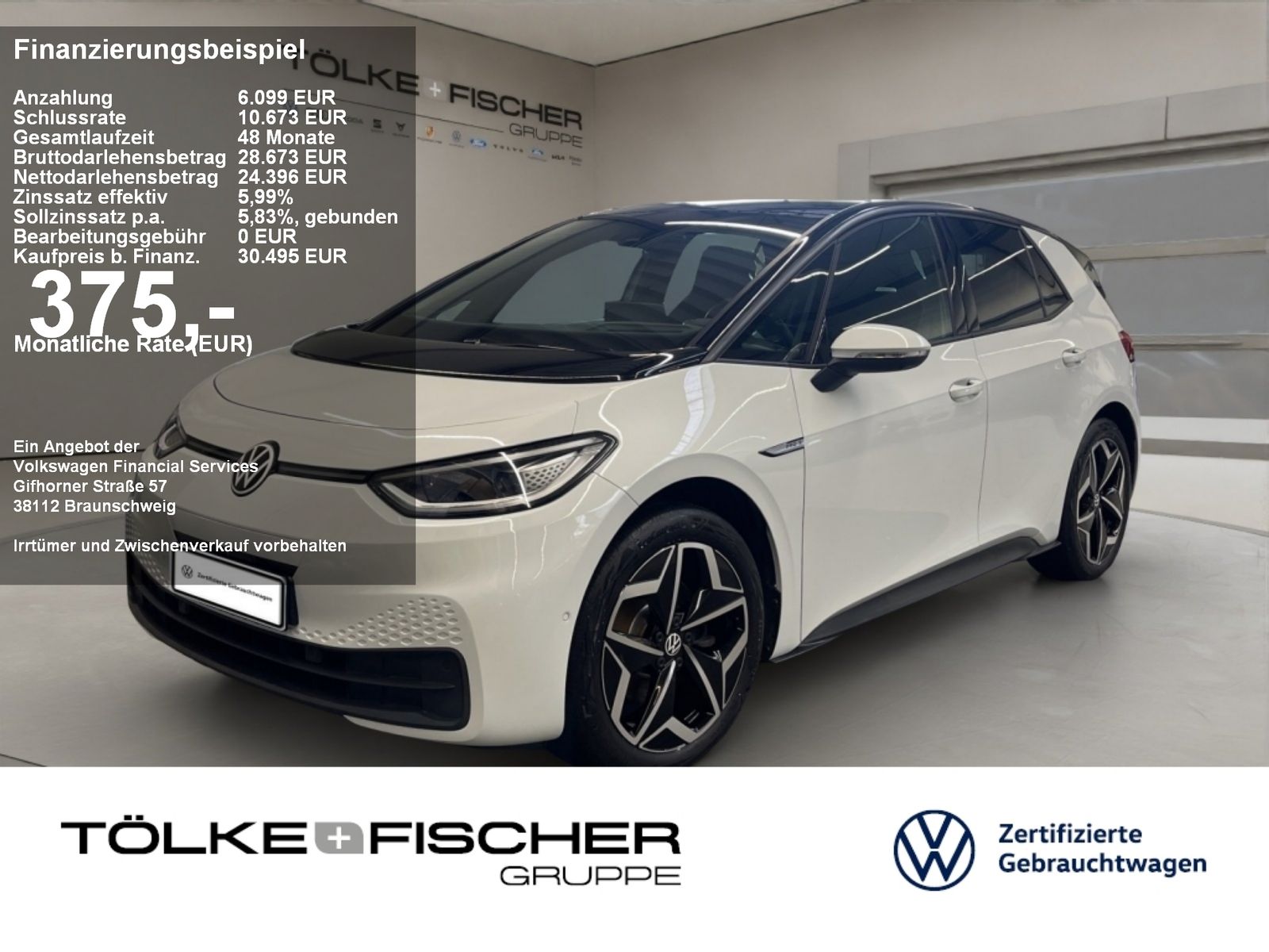 VW ID.3 S (4-Sitzer) Pro W DCC IQLight ACC AUT Kam.