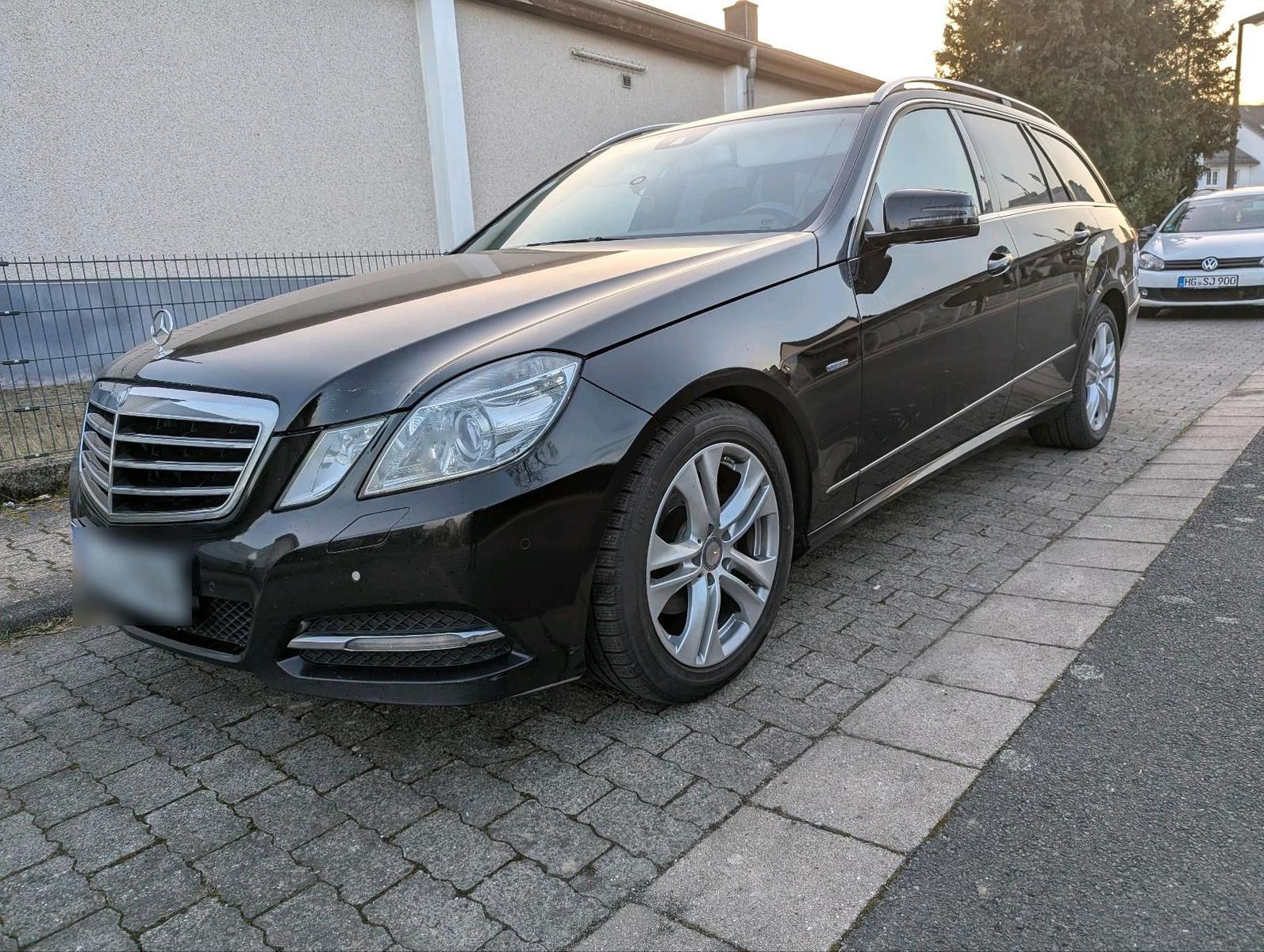 Mercedes-Benz E220 2010 — rear view