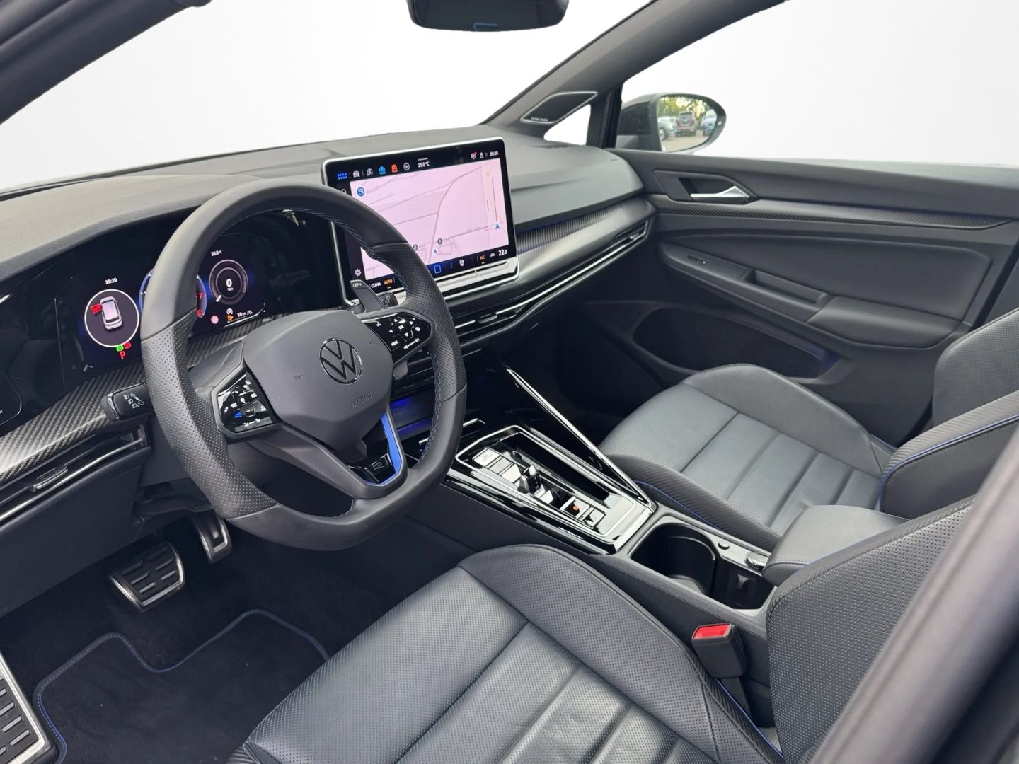 Golf VIII R "BLACK" *PERFORMANCE*LEDER*H&K*