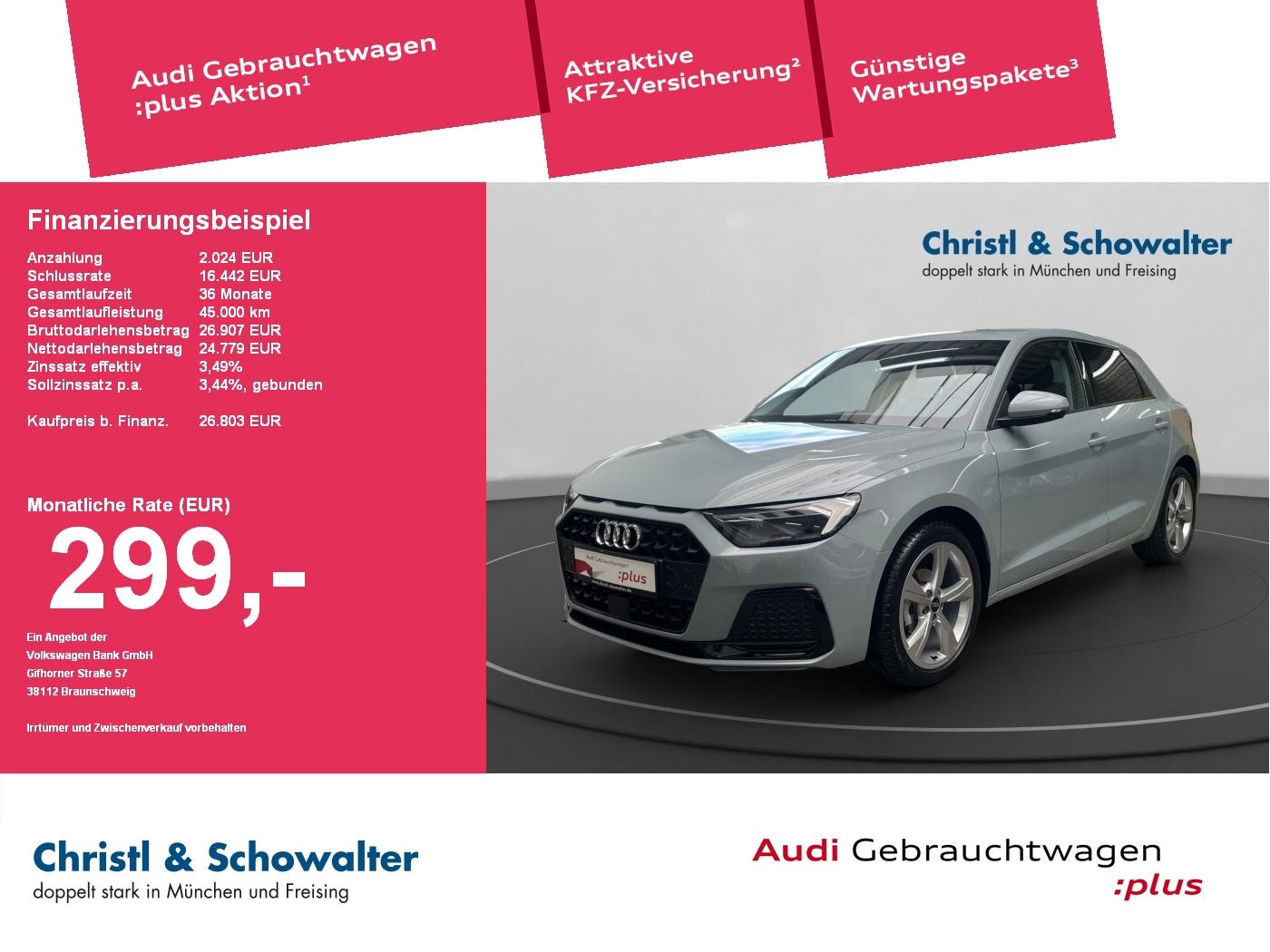 Audi A1 Sportback 25TFSI S tronic advanced LED NAVI