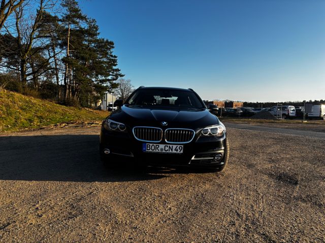 BMW 520 D Touring AHK Pano Leder Klima SR 8 Felgen 