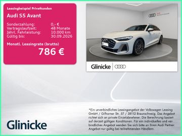 Audi Leasingangebot: Audi S5 Avant TFSI Matrix LED B&O HuD AHK 360°  20"