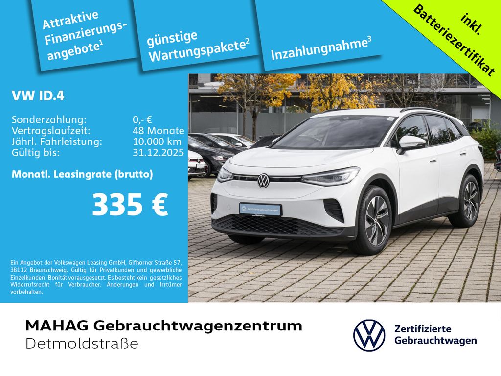 ID.4 Pure 55 kWh Wärmepu CCS IQ.Light Navi ParkP