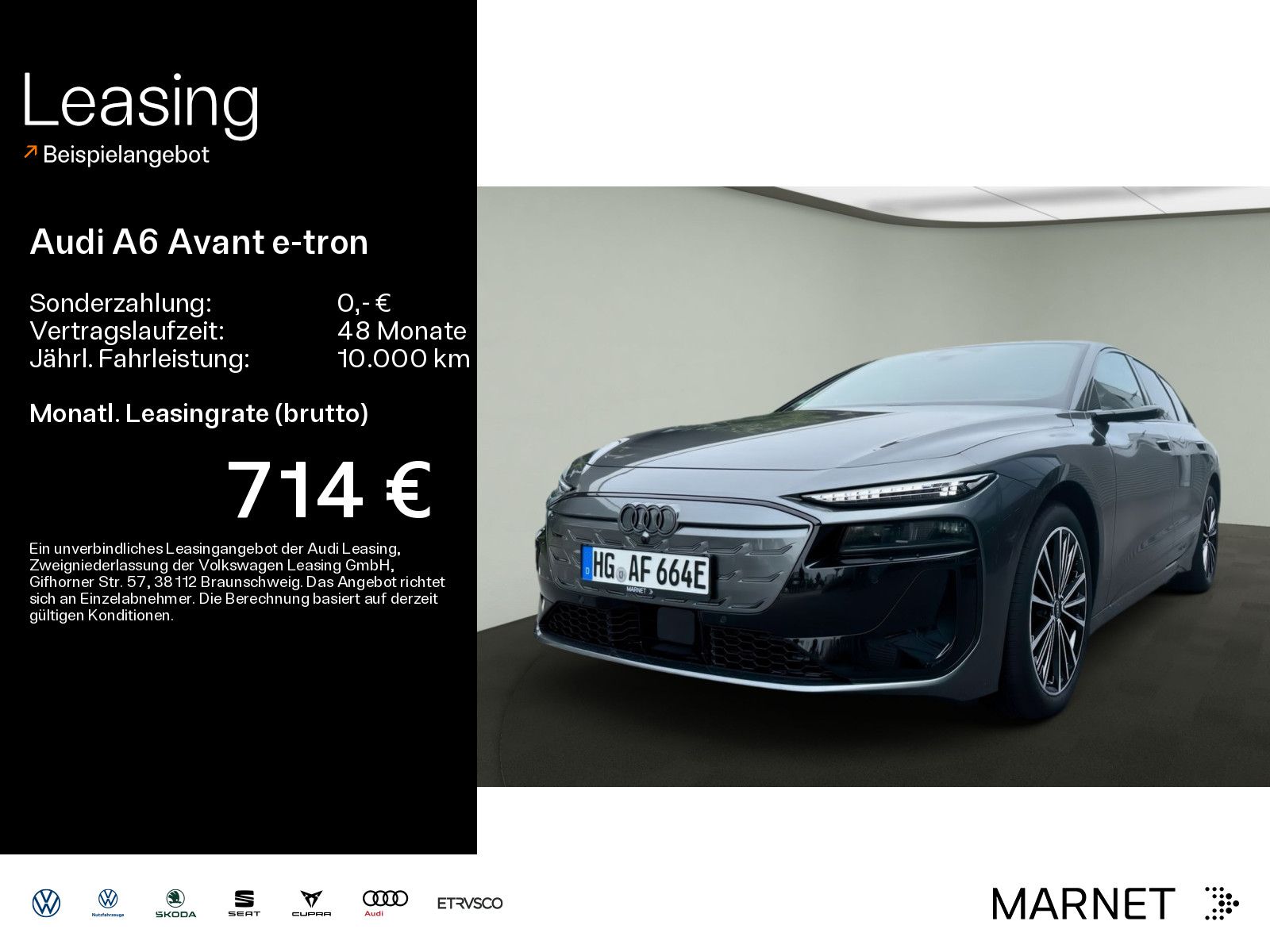 Audi A6 Avant e-tron performance 270 kW