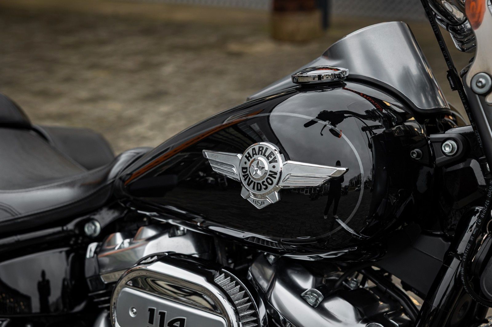 Fahrzeugabbildung Harley-Davidson FLFBS FAT BOY SOFTAIL 114 CUI - Screaming Eagle