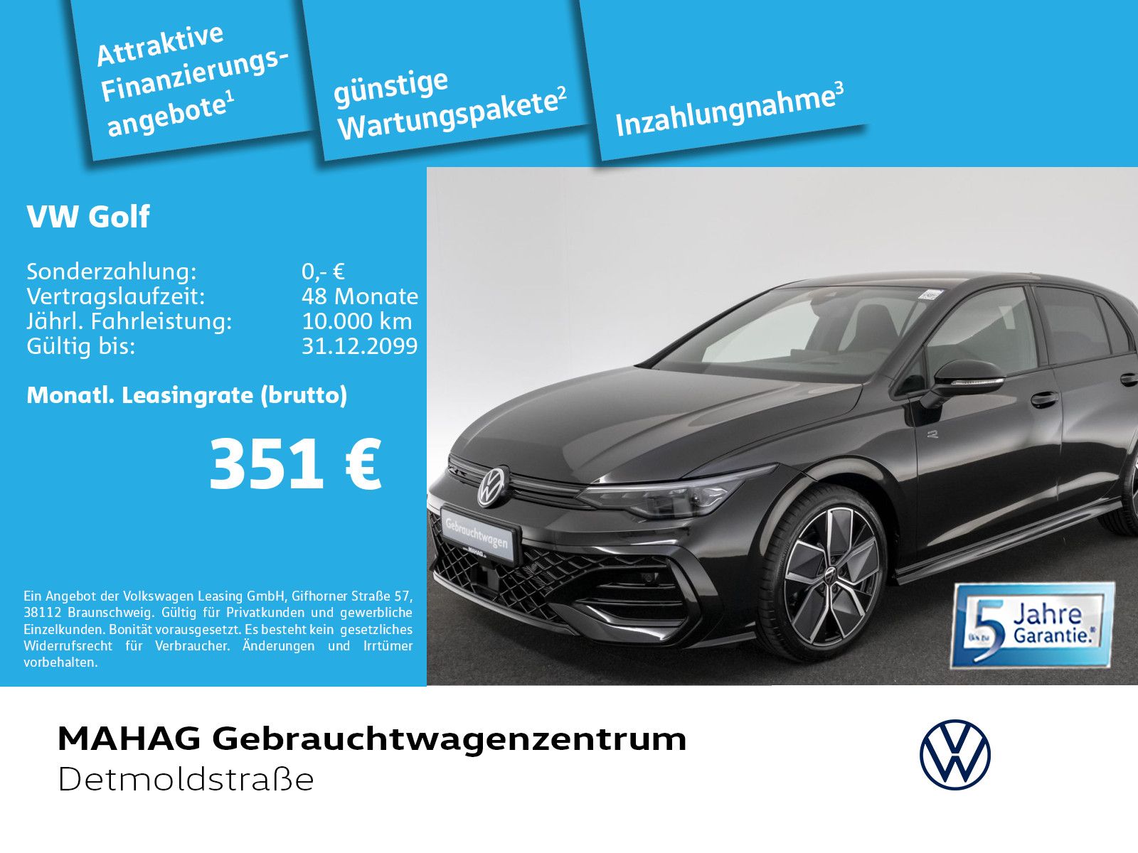 Volkswagen Golf VIII 1.5 eTSI R-LineBlack Navi IQ.LIGHT 18"