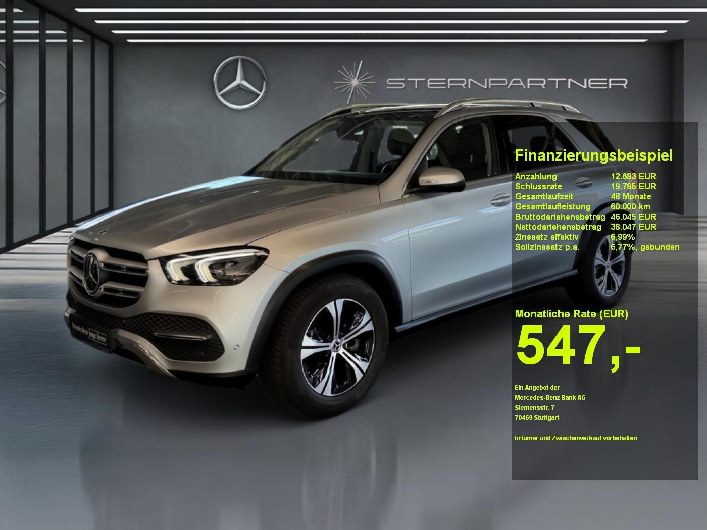 Mercedes-Benz GLE 350 de 4M +360°+LED+LEDER+TOTW+DIST+PANO+AHK