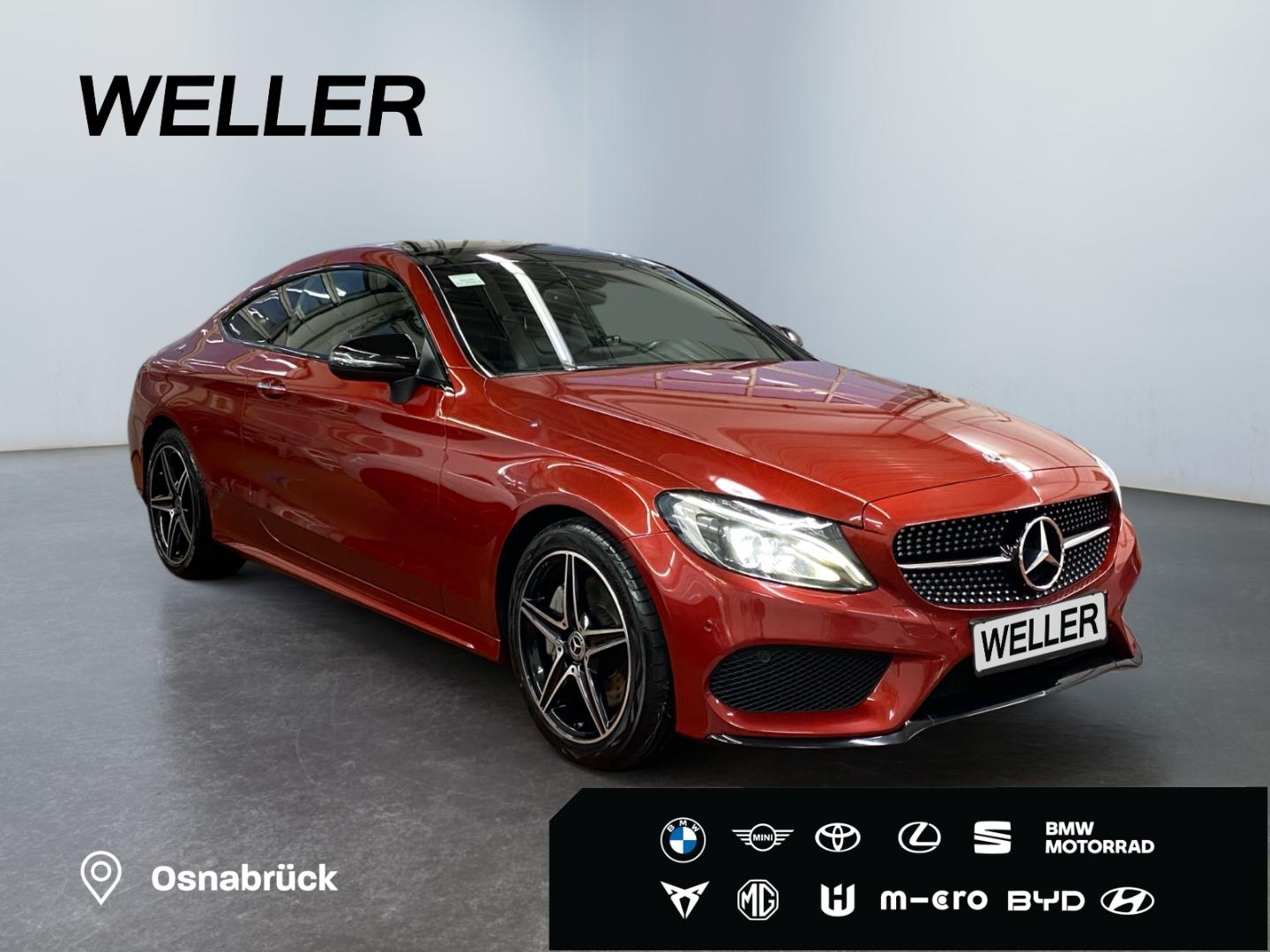 Mercedes-Benz C 250 Coupe 9G-TRO AMG Line *LED*Pano*Memory*SHZ