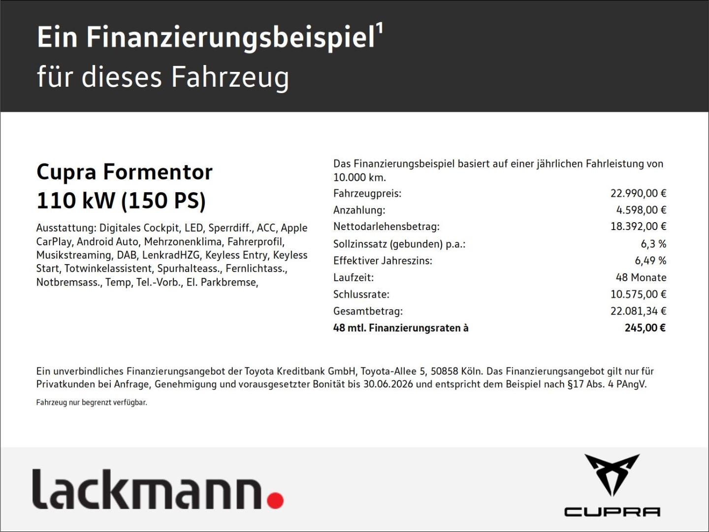 Cupra Formentor Basis 1.5 TSI *Voll-LED*Full-Link*