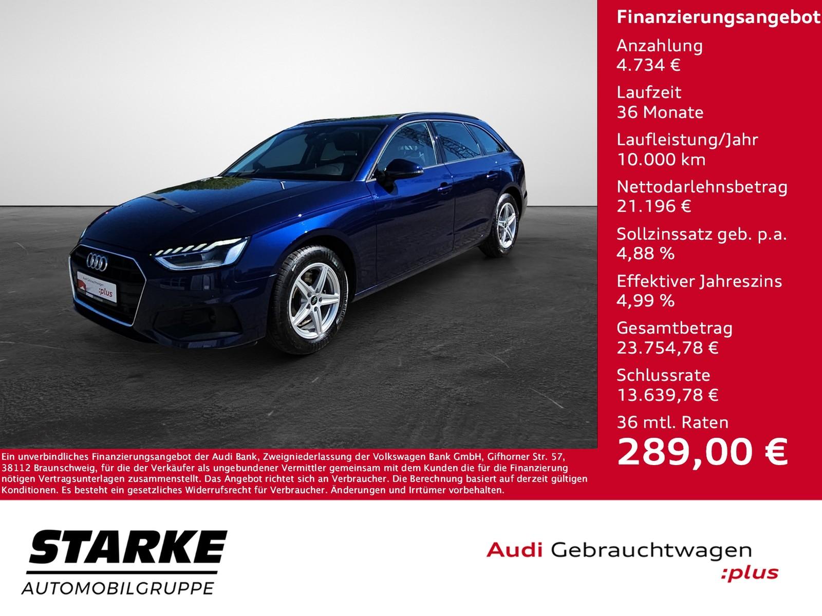 Audi A4 Avant 35 TDI S tronic NaviPlus LED SHZ Sports