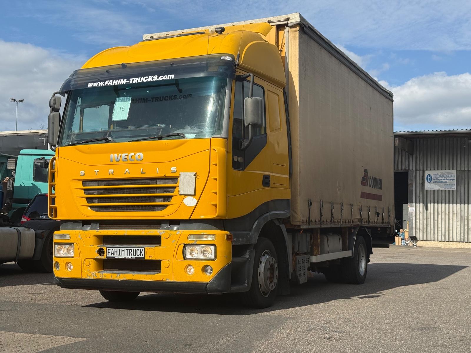 Iveco Stralis 190S43 Pritsche Plane, Klima, Blatt-Luft