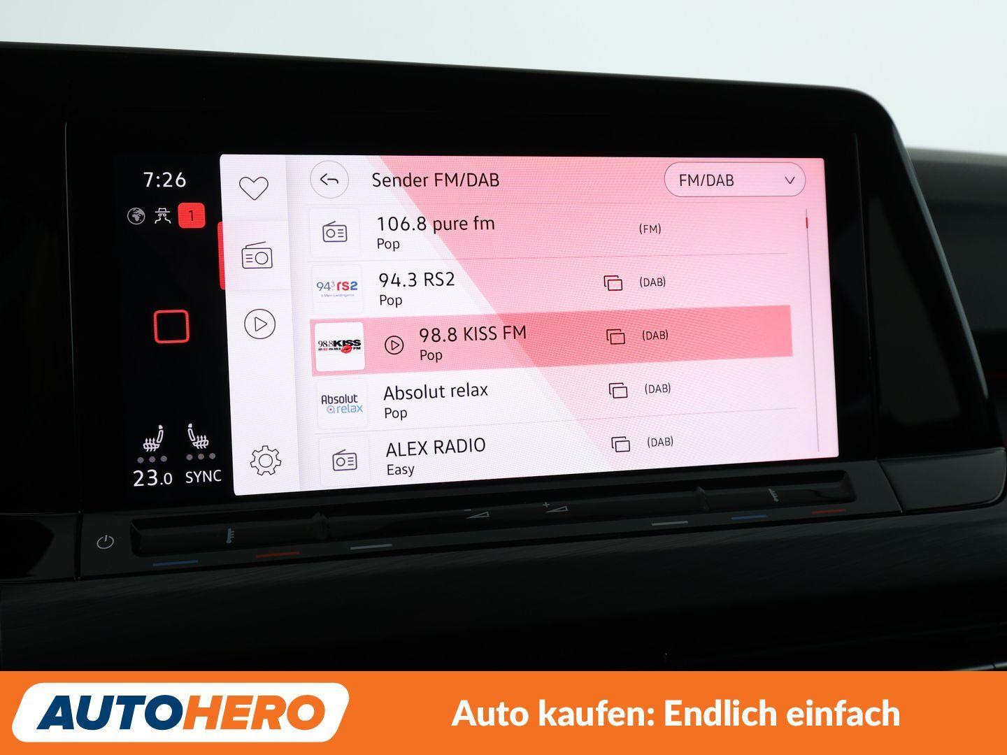 Volkswagen Golf VIII 1.5 eTSI ACT Style Aut.*MATRIX*ACC*CAM, миниатюра 20