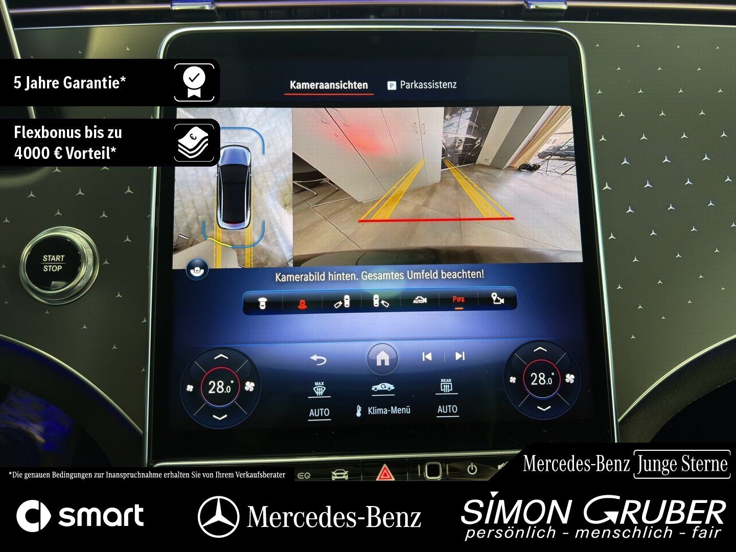 Fahrzeugabbildung Mercedes-Benz EQE 350 4M AMG Night Pano Airmatic HAL 0,25%