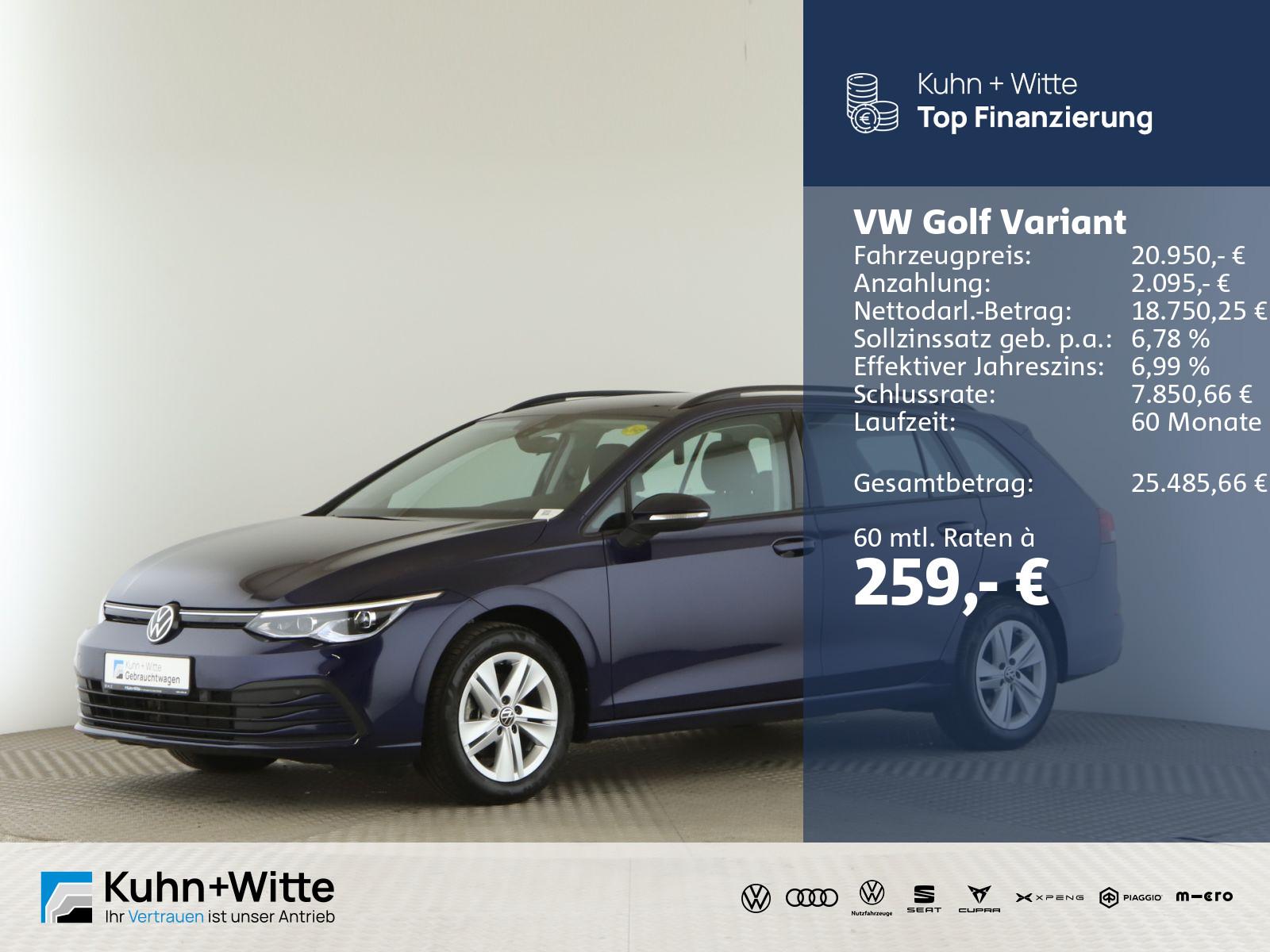 Volkswagen Golf VIII Variant 1.5 eTSI Life LED+PDC+Navi+App