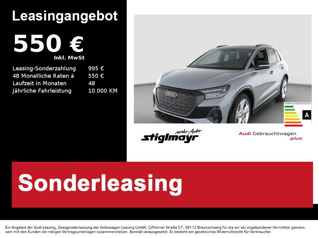 Audi Q4 e-tron edition one S line 45 quattro 82-kWh+A